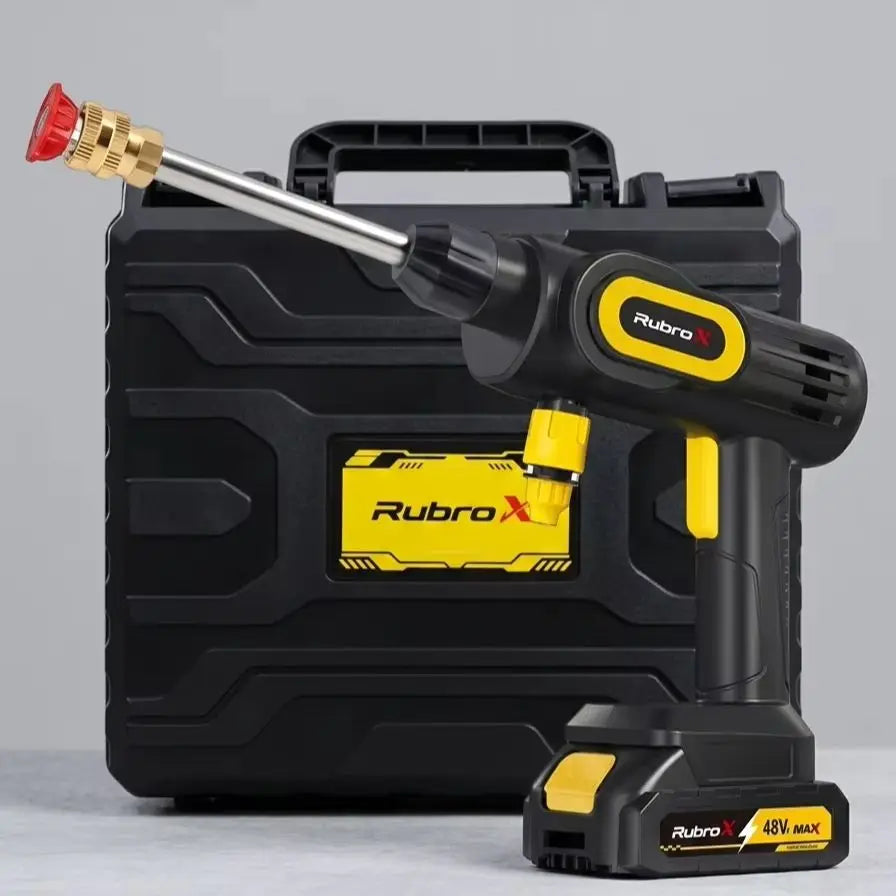 Rubor X High Pressure Washer Wireless 50Bar 200W Portable Water Gun 4L/min Washing Machine for Garden Car