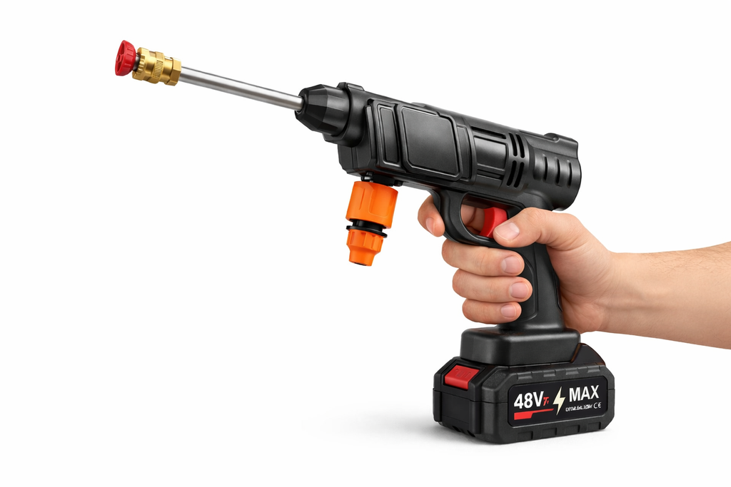 Pistola Lava Jato de alta pressão portátil.
