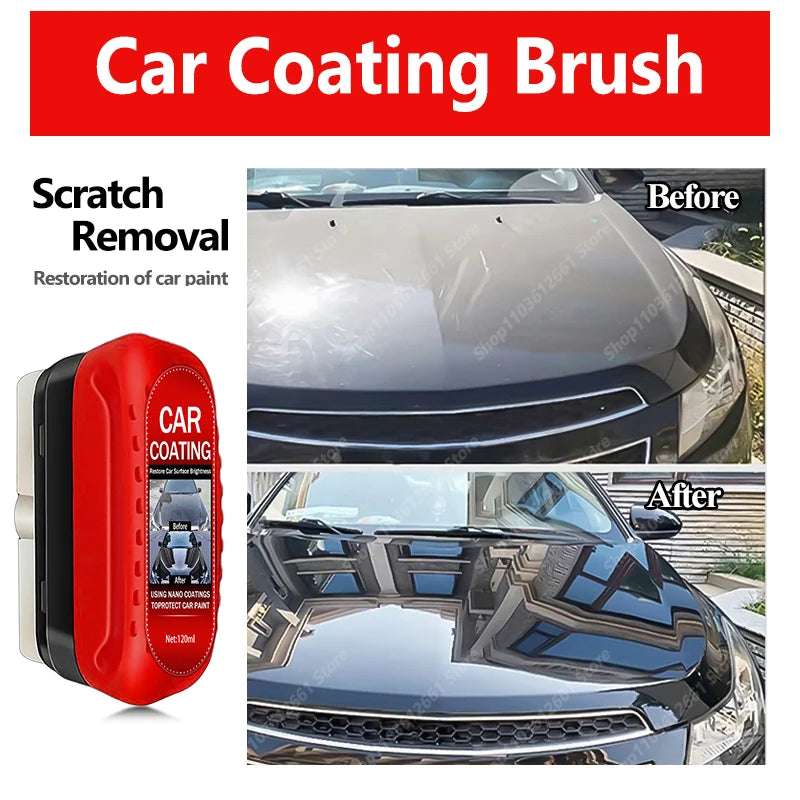 Car Coating Brush with 120ml Liquid Repair Paint Scratch Restoration High Gloss Car All Colors Paint Polishing Brightening Kit