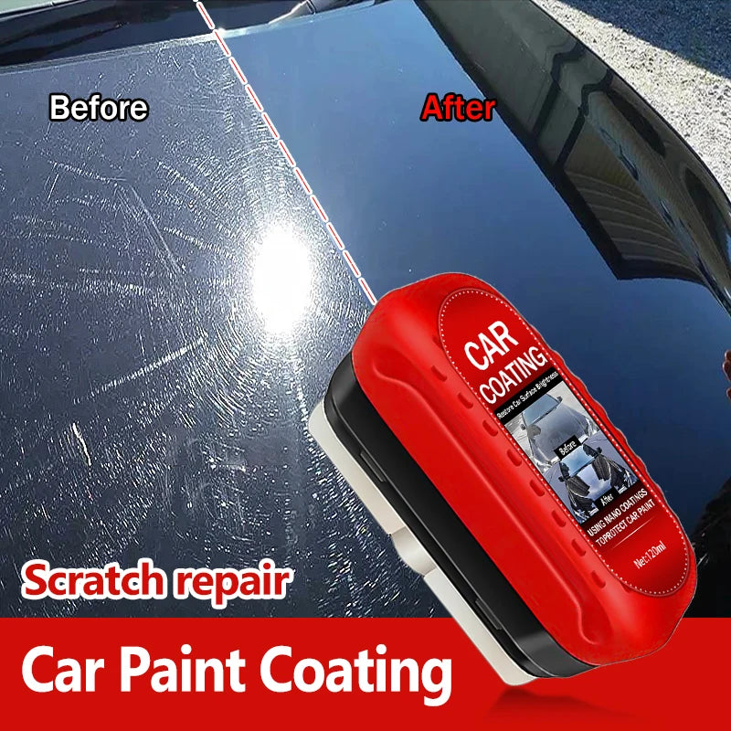 Car Coating Brush with 120ml Liquid Repair Paint Scratch Restoration High Gloss Car All Colors Paint Polishing Brightening Kit