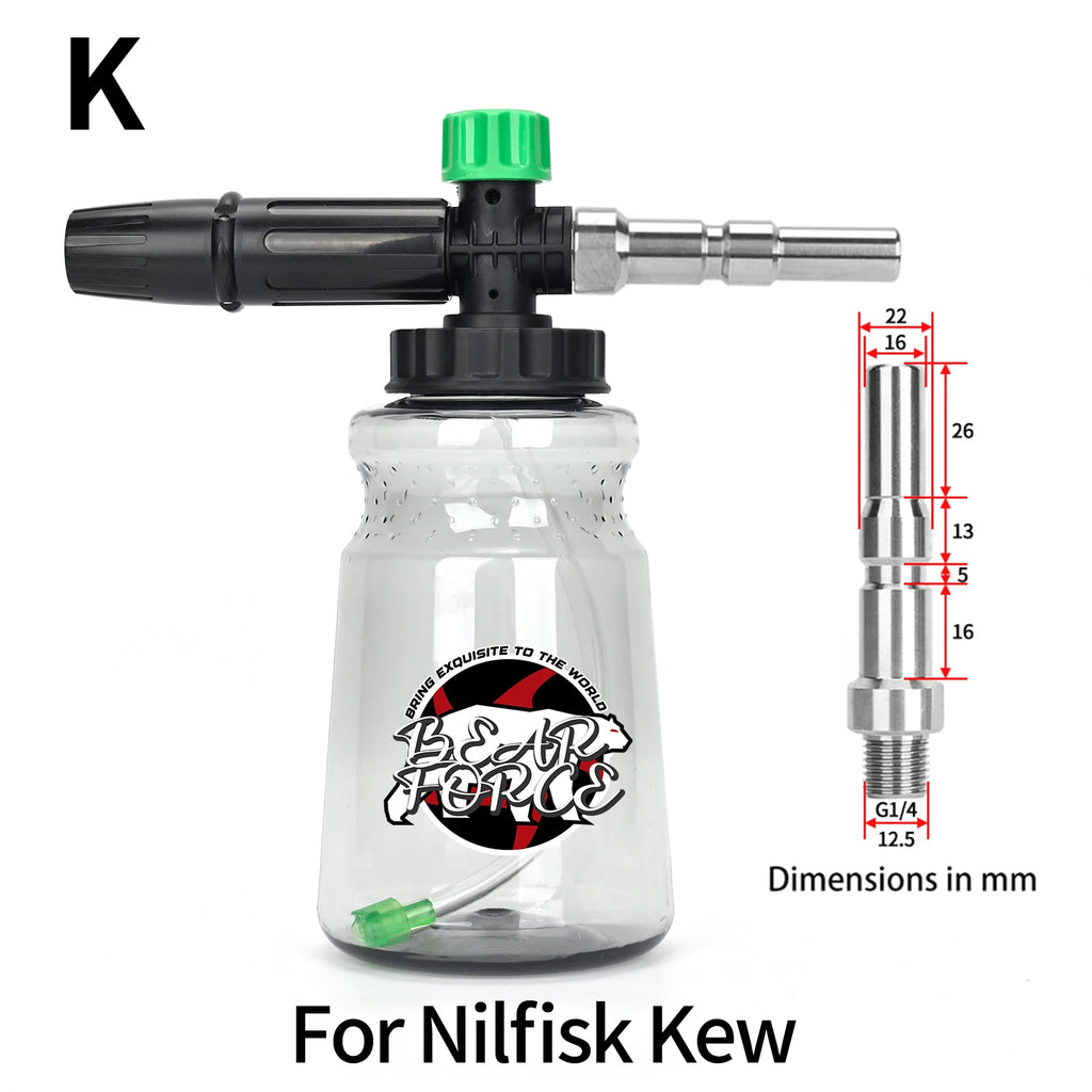 Car Wash Snow Foam Lance Foam Nozzle Foam Cannon Foam Generator for Daewoo Hammer Karcher Huter Makita High Pressure Washer