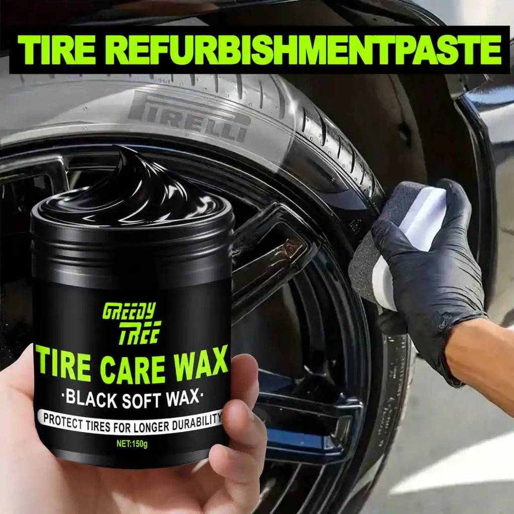 Tire Shine Spray and Dressing – High Gloss Black Tire Polish with UV Protection, Long-Lasting Tire Coating for Cars – Restores
