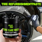 Tire Shine Spray and Dressing – High Gloss Black Tire Polish with UV Protection, Long-Lasting Tire Coating for Cars – Restores